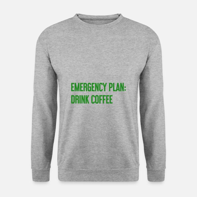Coffee Contingency Plan - Unisex Sweatshirt - salt & pepper