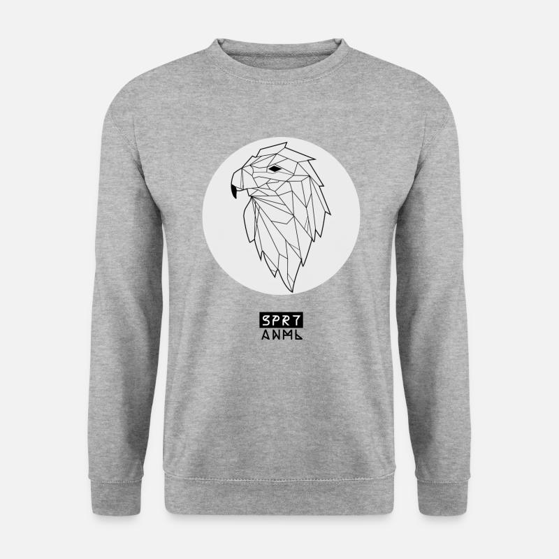 Geometric eagle - Unisex Sweatshirt - salt & pepper