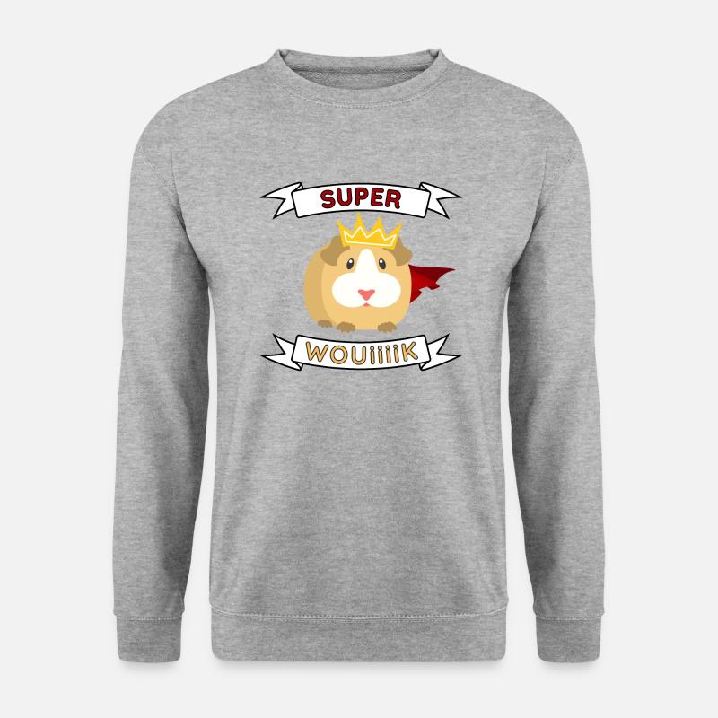 Super Wouiiiik - Unisex Pullover - Weißgrau meliert