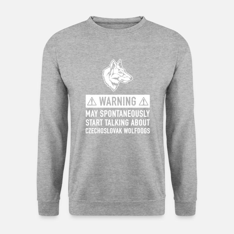 Funny Czechoslovak Wolfhound Gift Idea - Unisex Sweatshirt - salt & pepper