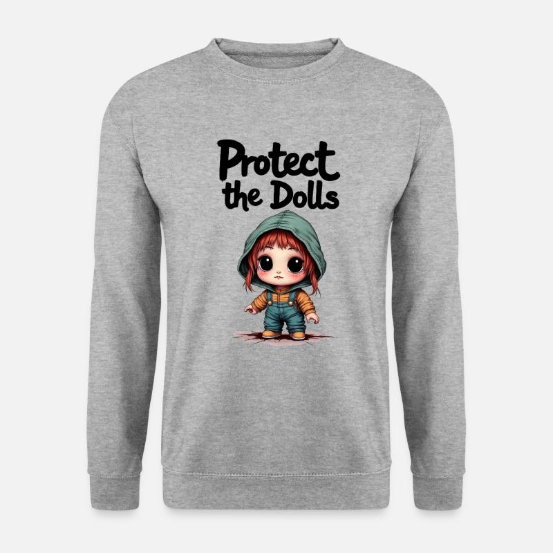 Protect the Dolls - Sweet Message - Unisex Sweatshirt - salt & pepper