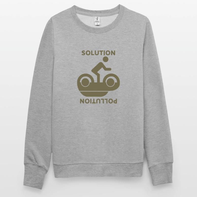 Environmental thinking (solution pollution) Unisex Sweatshirt