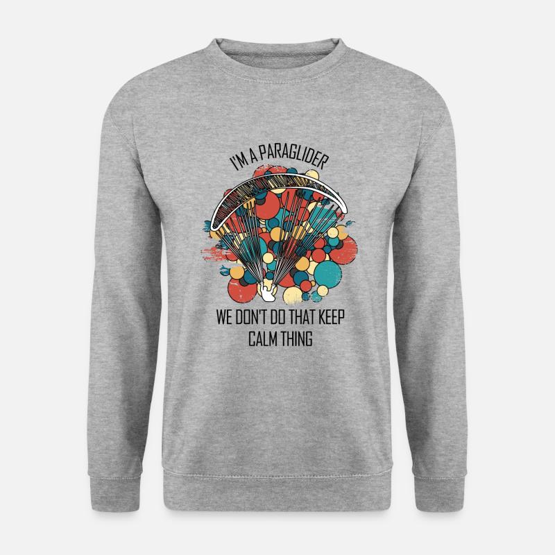 Paragliding Gleitschirm Paragleiter Paraglider - Unisex Sweatshirt - salt & pepper