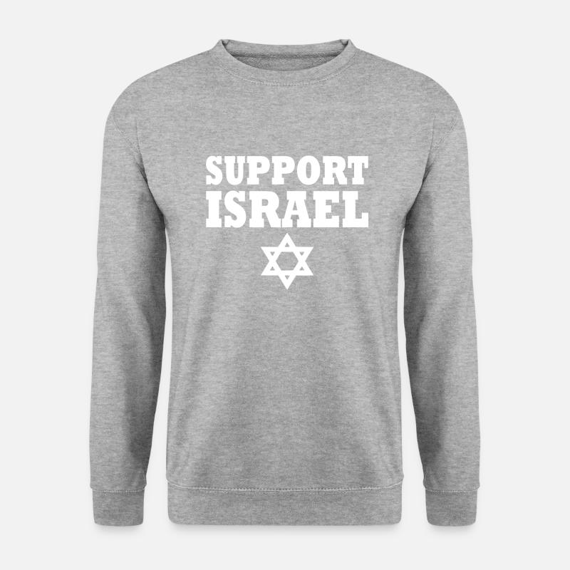 Support israel - Unisex Sweatshirt - salt & pepper