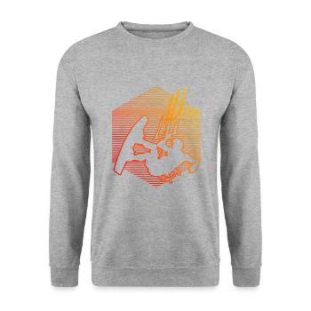 Kiting Kitesurfer Kitesurf Femmes Kitesurf - Sweat-shirt Unisexe - gris chiné - Devant - Alina (178cm) & Michal (187cm)