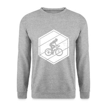 Vélo Vélo Homme Cyclisme Cyclisme - Sweat-shirt Unisexe - gris chiné - Devant - Alina (178cm) & Michal (187cm)