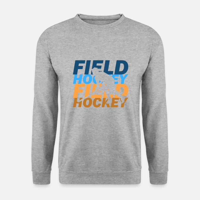 Feldhockey - Unisex Pullover - Weißgrau meliert