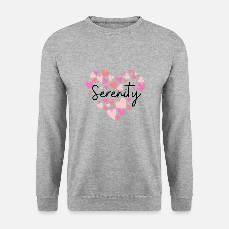 Ich liebe Serenity - Unisex Pullover - Weißgrau meliert
