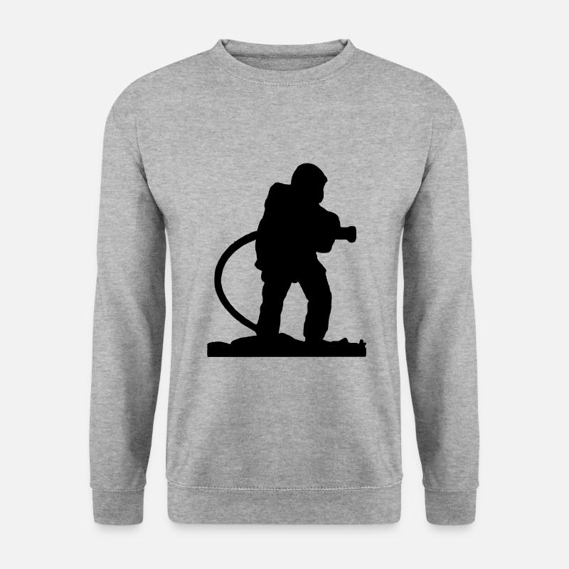 A Fire Spear - Unisex Sweatshirt - salt & pepper
