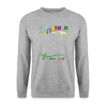 17th Birthday Girl & Boy Guestbook - Unisex Sweatshirt - salt & pepper - Front - Alina (178cm) & Michal (187cm)