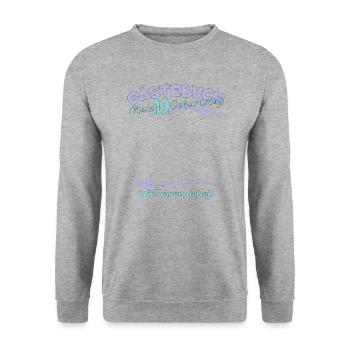 Livre d’or 19e anniversaire homme et femme - Sweat-shirt Unisexe - gris chiné - Devant - Alina (178cm) & Michal (187cm)