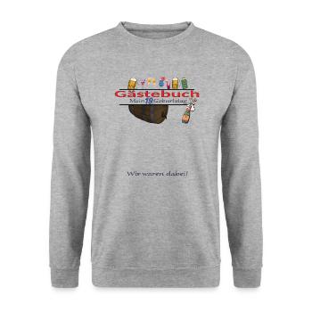 Livre d’or 19e anniversaire homme et femme - Sweat-shirt Unisexe - gris chiné - Devant - Alina (178cm) & Michal (187cm)