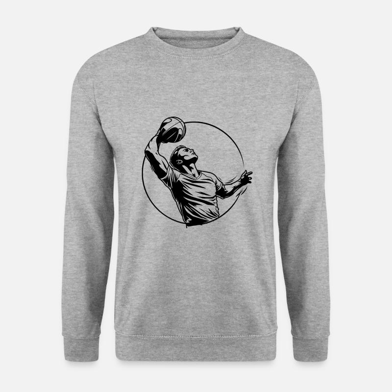 Volleyball Sport - Unisex Pullover - Weißgrau meliert