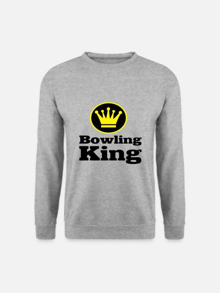 2541614 12072146 bowling - Sweat-shirt Unisexe - gris chiné