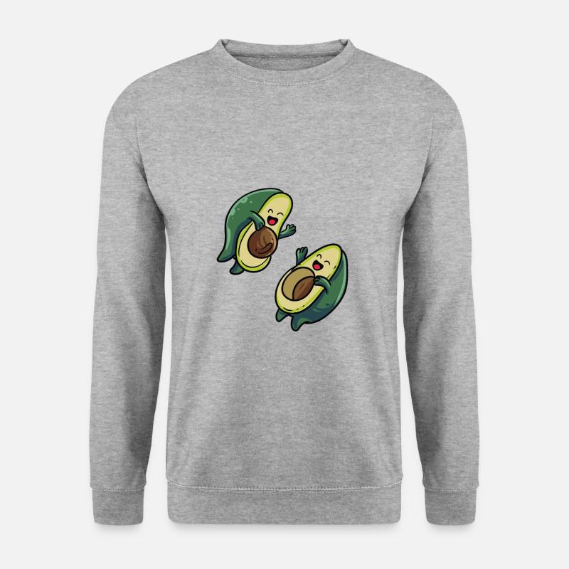 Funny Avocado Jumping - Unisex Sweatshirt - salt & pepper