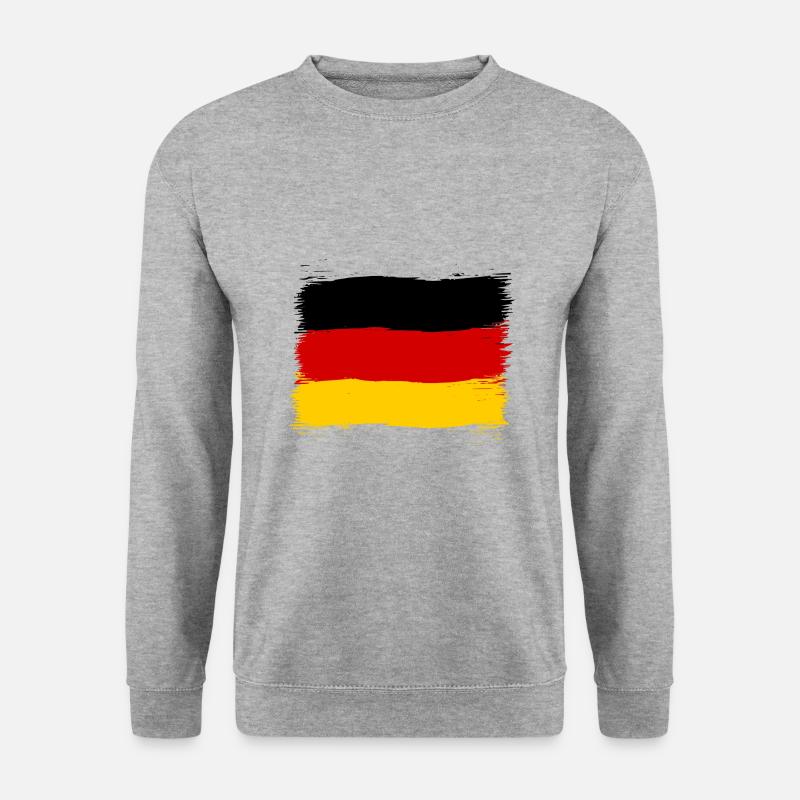 Deutschland - Unisex Pullover - Weißgrau meliert
