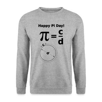 mathematics - Unisex Sweatshirt - salt & pepper - Front - Alina (178cm) & Michal (187cm)