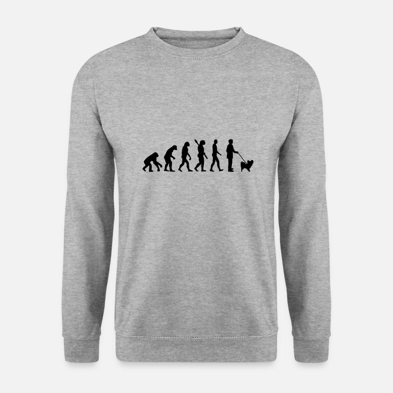 Papillon - Unisex Pullover - Weißgrau meliert