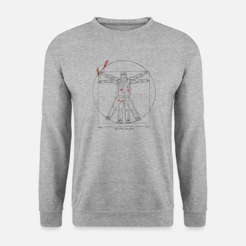 Jason de Vitruve - Sweat-shirt Unisexe - gris chiné