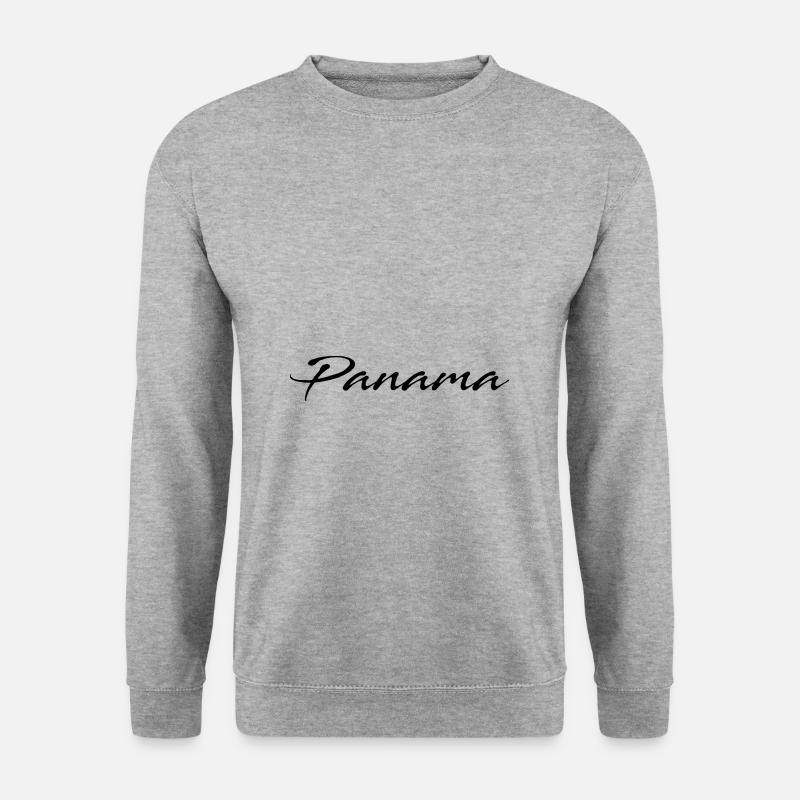 Panama - Unisex Pullover - Weißgrau meliert
