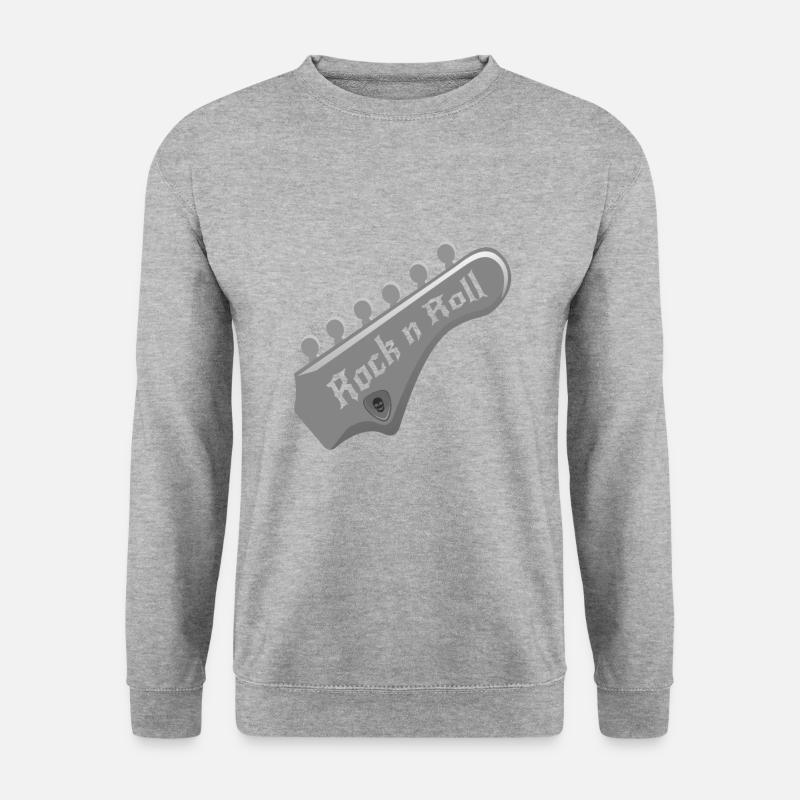 Rock n Roll, Rock'N'Roll - Unisex Pullover - Weißgrau meliert