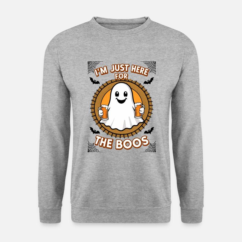 Funny Beer Ghost - Unisex Sweatshirt - salt & pepper