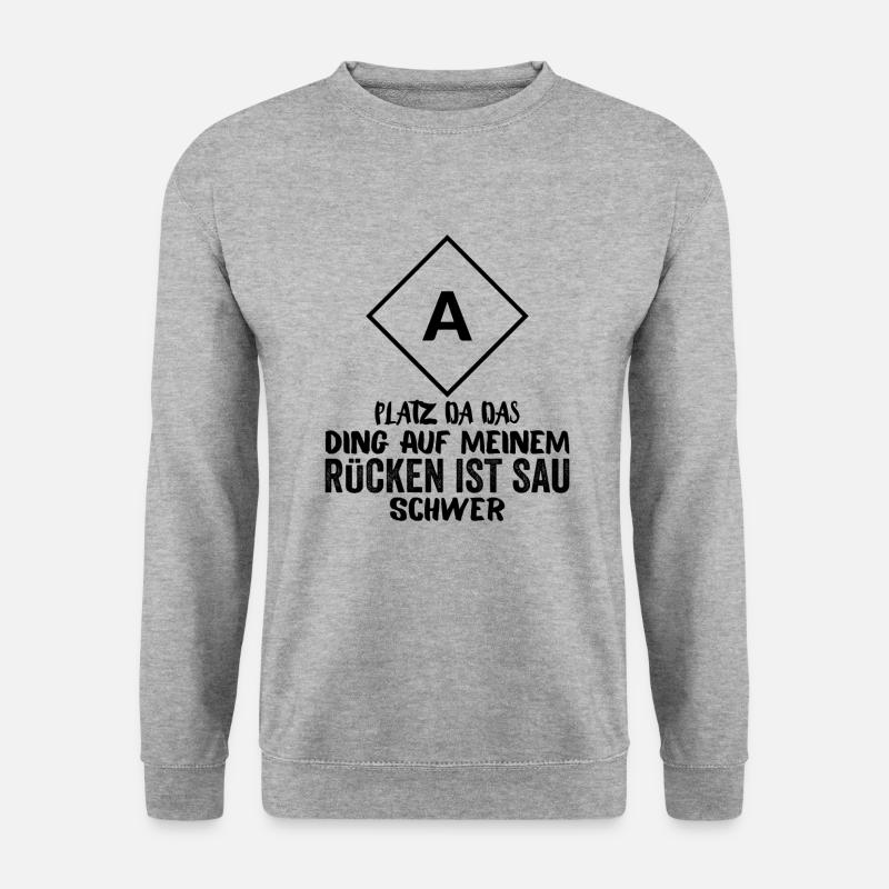 Feuerwehr Angriffstrupp Geschenkidee - Unisex Pullover - Weißgrau meliert