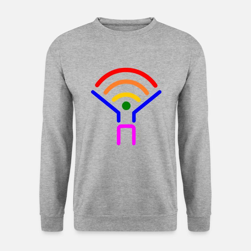 Lgbt - Unisex Pullover - Weißgrau meliert