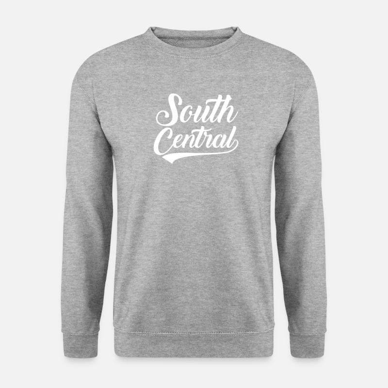 South Central Los Angeles Straße LA Slauson - Unisex Pullover - Weißgrau meliert