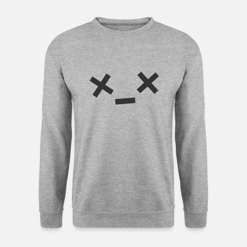 X_X Design - Unisex Pullover - Weißgrau meliert