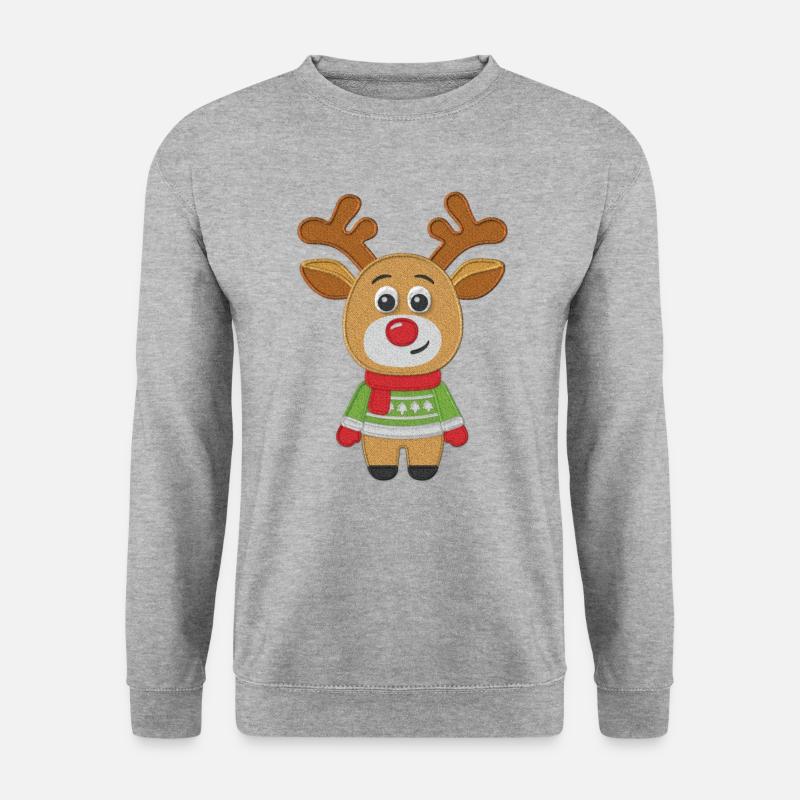 Christmas Deer - Unisex Sweatshirt - salt & pepper