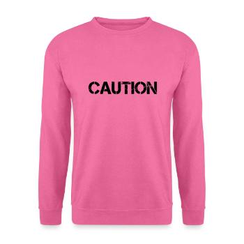 MISE EN GARDE - Sweat-shirt Unisexe - rose - Devant