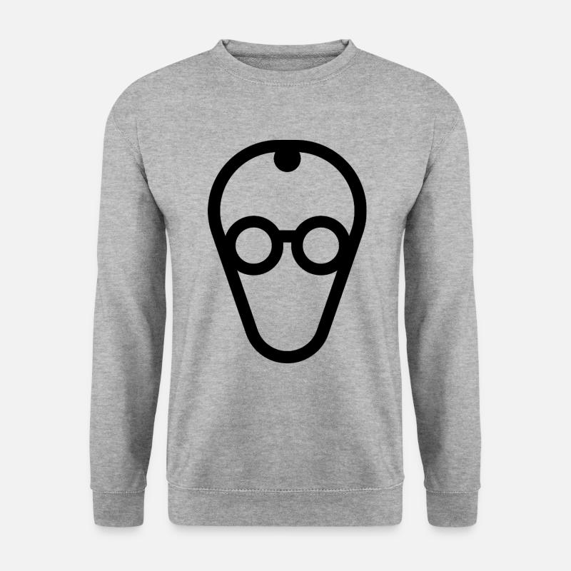 Friedrich Merz - Kanzler der Bundesrepublik - Unisex Pullover - Weißgrau meliert