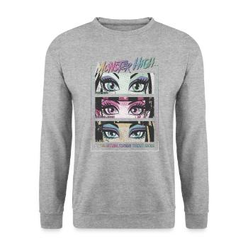 Monster High™ Skeleton Crew Tour 2010 - Sweat-shirt Unisexe - gris chiné - Devant - Alina (178cm) & Michal (187cm)