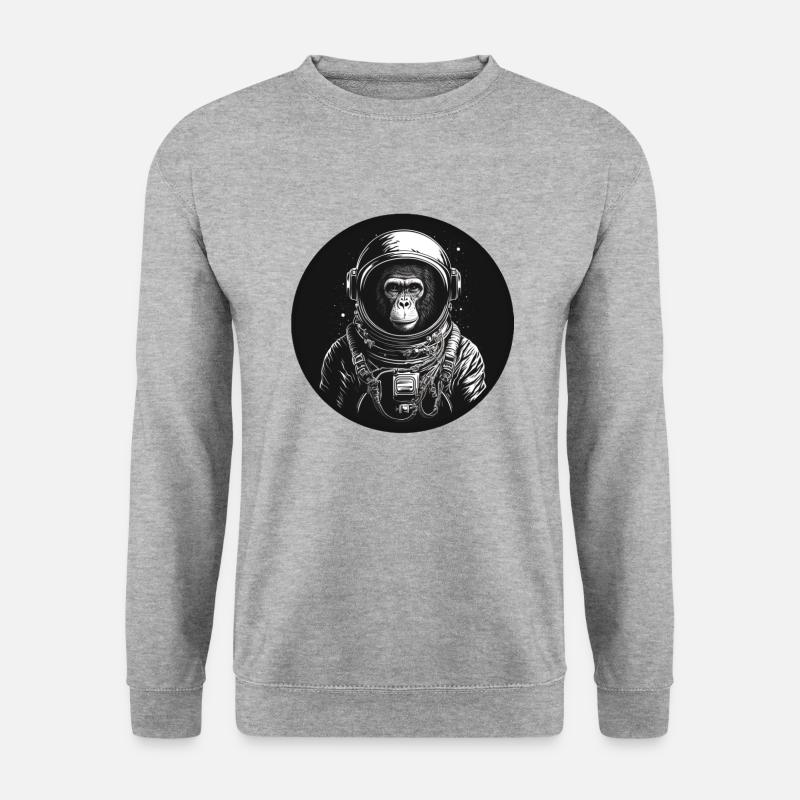 Spacemonkey - Sweat-shirt Unisexe - gris chiné