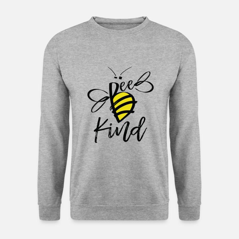 Bienenart - Unisex Pullover - Weißgrau meliert
