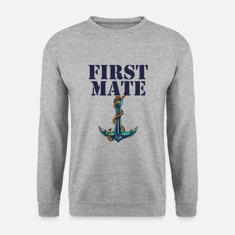 First Mate Daddy Matching - Unisex Sweatshirt - salt & pepper