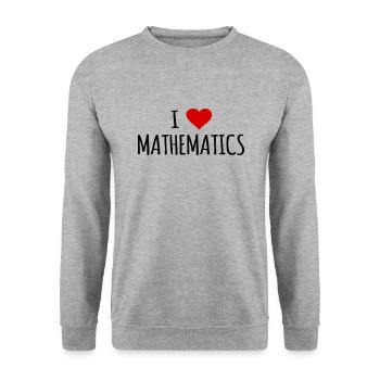 Mathematics Mathematicians Mathematics Teacher Gift - Unisex Sweatshirt - salt & pepper - Front - Alina (178cm) & Michal (187cm)