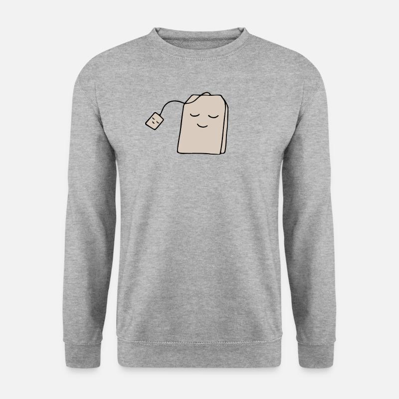 Tee Gaphic - Unisex Pullover - Weißgrau meliert