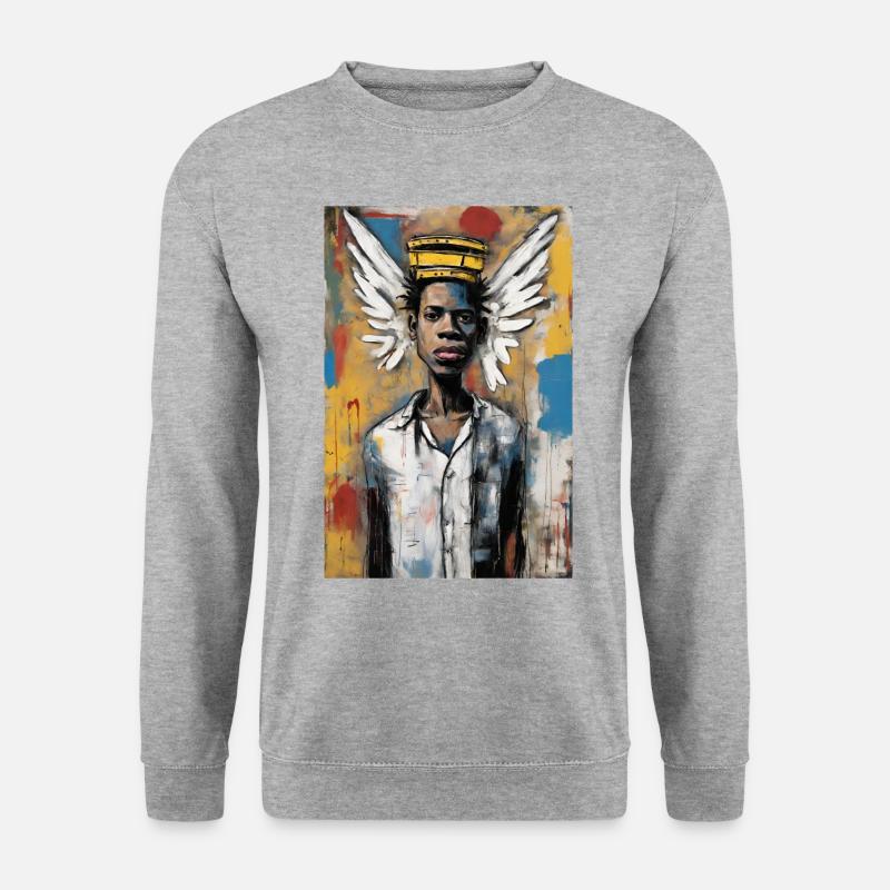"The Winged Prince" - Unisex Sweatshirt - salt & pepper