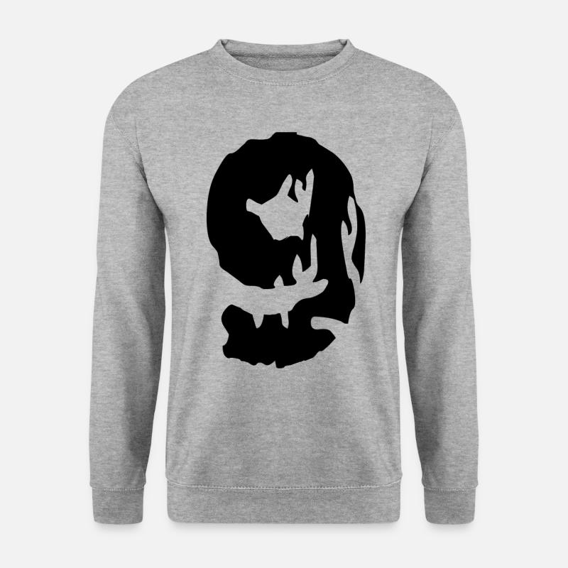 9 Zahl Trikot - Unisex Pullover - Weißgrau meliert