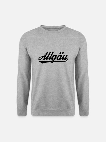 Allgäu - Unisex Pullover - Weißgrau meliert