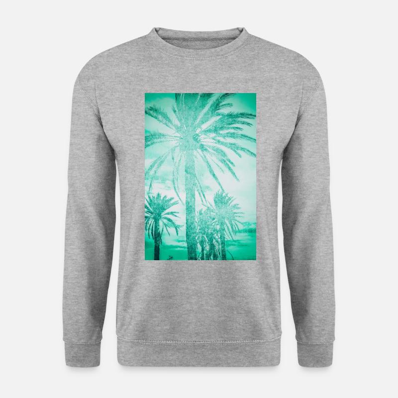 PalmBeach - Unisex Pullover - Weißgrau meliert