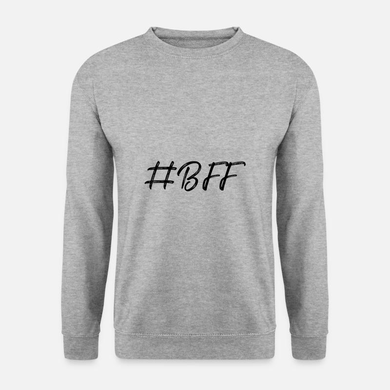 BFF Best Friends Forever - Unisex Pullover - Weißgrau meliert