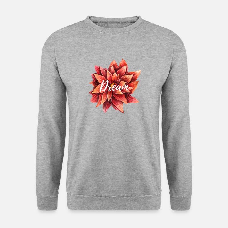 Dream - Unisex Pullover - Weißgrau meliert