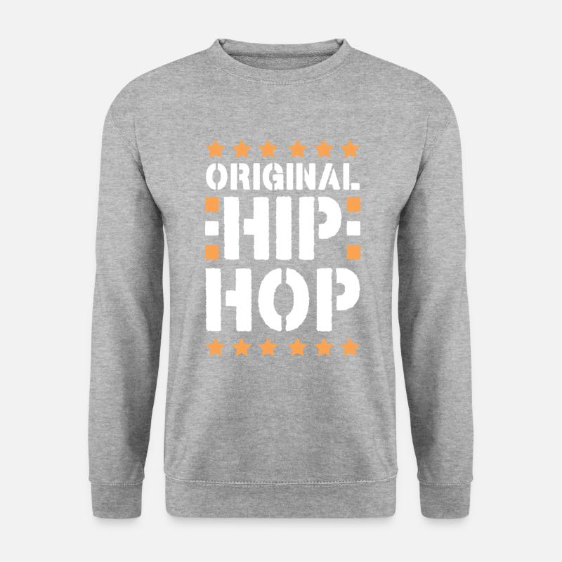 Breakdance Hip Hop - Unisex Pullover - Weißgrau meliert