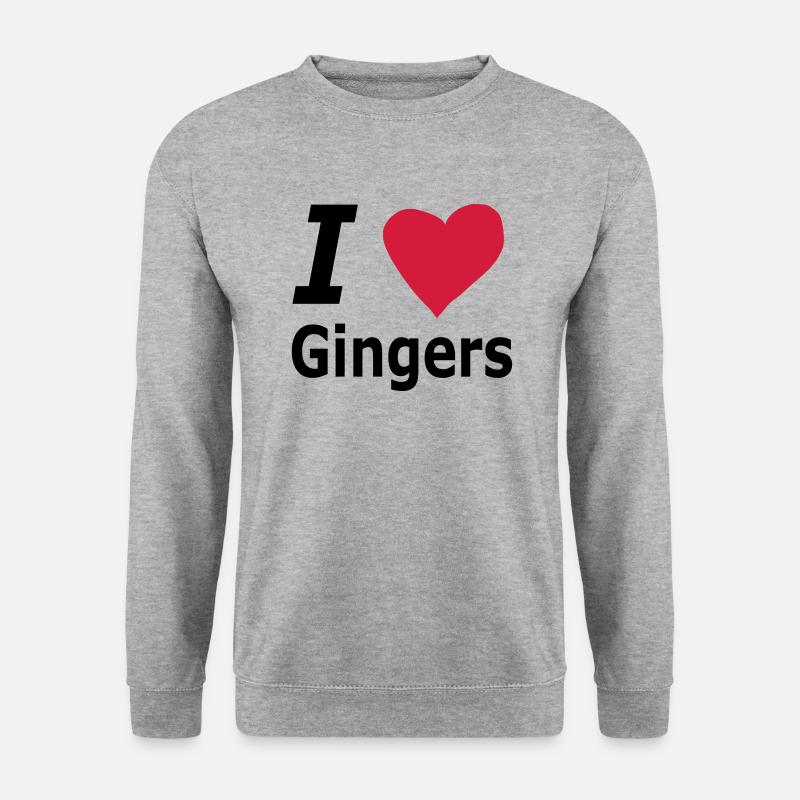 J'adore Gingers - Sweat-shirt Unisexe - gris chiné