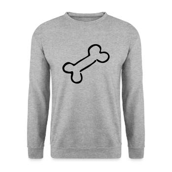 Os os de chien médecin vétérinaire cadeau - Sweat-shirt Unisexe - gris chiné - Devant - Alina (178cm) & Michal (187cm)