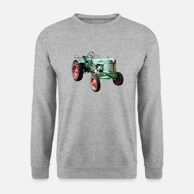 Guldner Trecker - Unisex Pullover - Weißgrau meliert