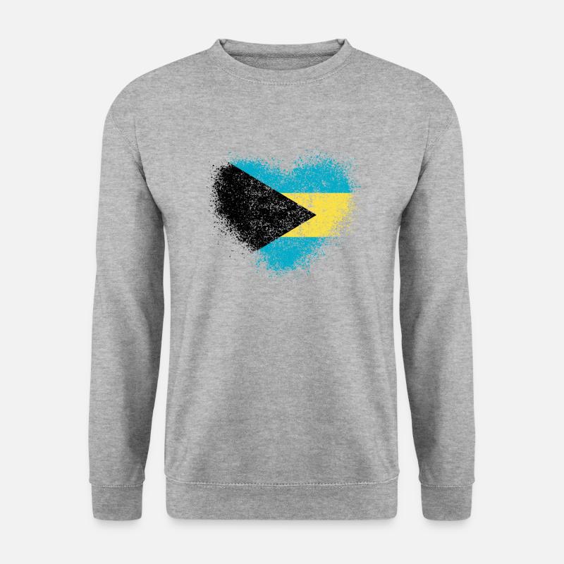 Bahamas - Unisex Pullover - Weißgrau meliert
